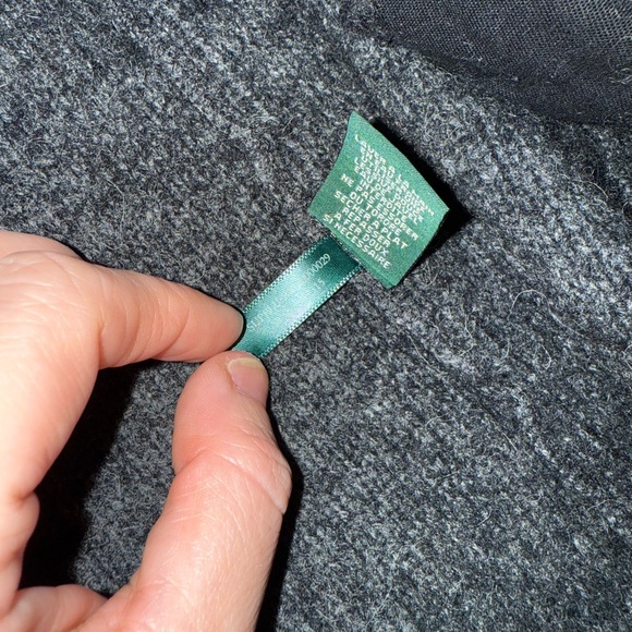 Lauren Ralph Lauren LRL Jeans Co Vintage Lambswool Blend Long Sweater Jacket - Picture 7 of 9